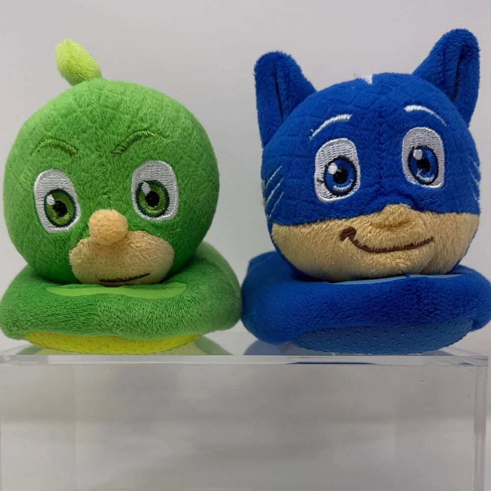 PJ Masks Gekko and Catboy Plush Bootie Slippers Size M 7-8